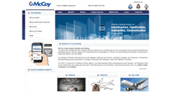 Desktop Screenshot of mccoygroup.in